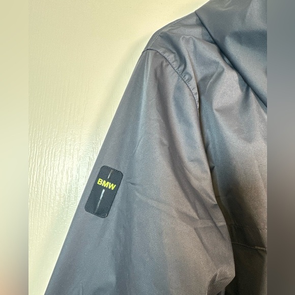 BMW Active Collection Jacket Navy Lime Size Medium EUC #0998-OAK - Picture 5 of 8